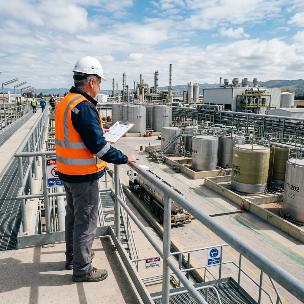 Evaluación y Análisis de Riesgos Medioambientales ARM para exención de garantías financieras en industrias